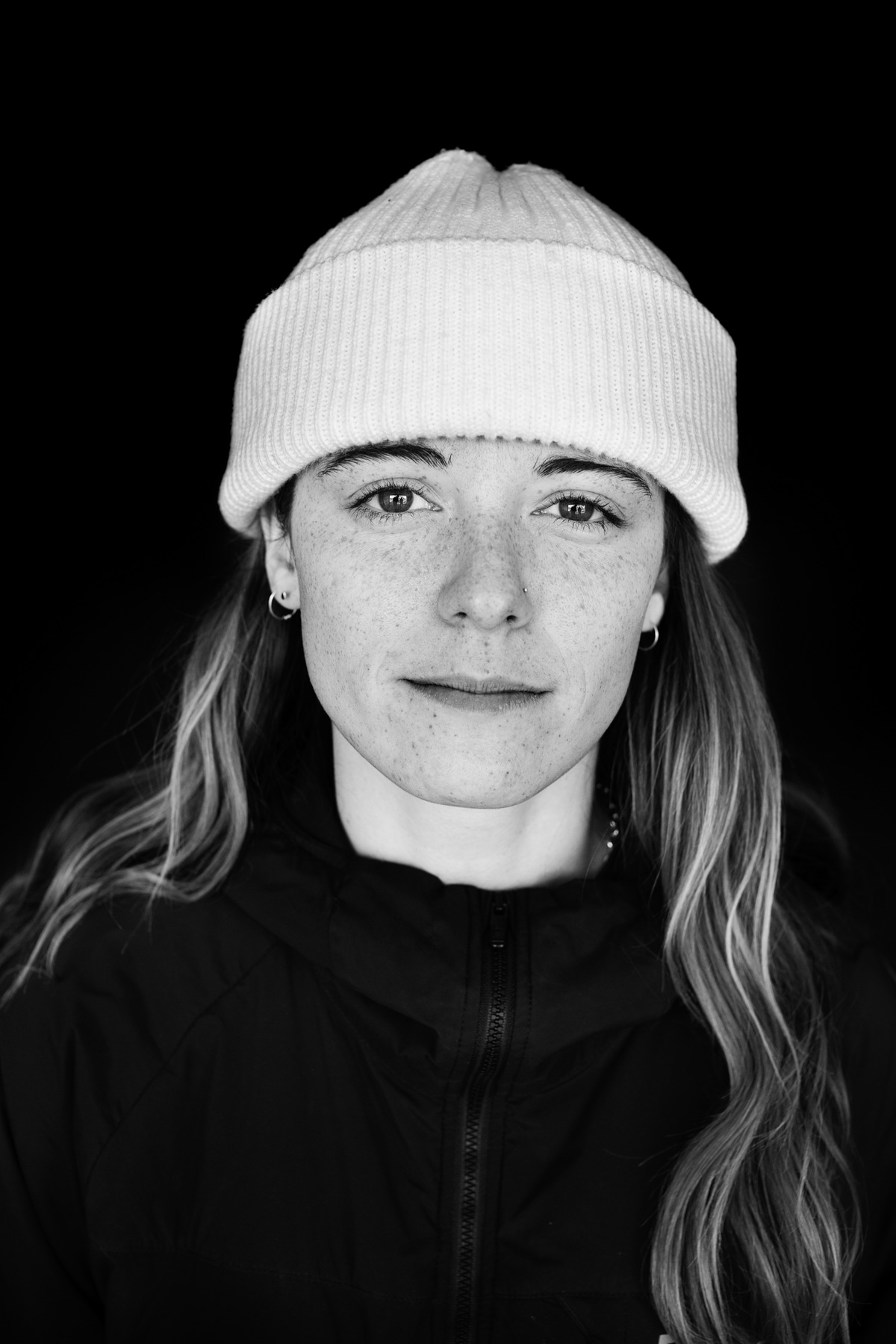 Snowboarder Maggie Leon by Boston based commercial athlete and celebrity portrait photographer Brian Nevins