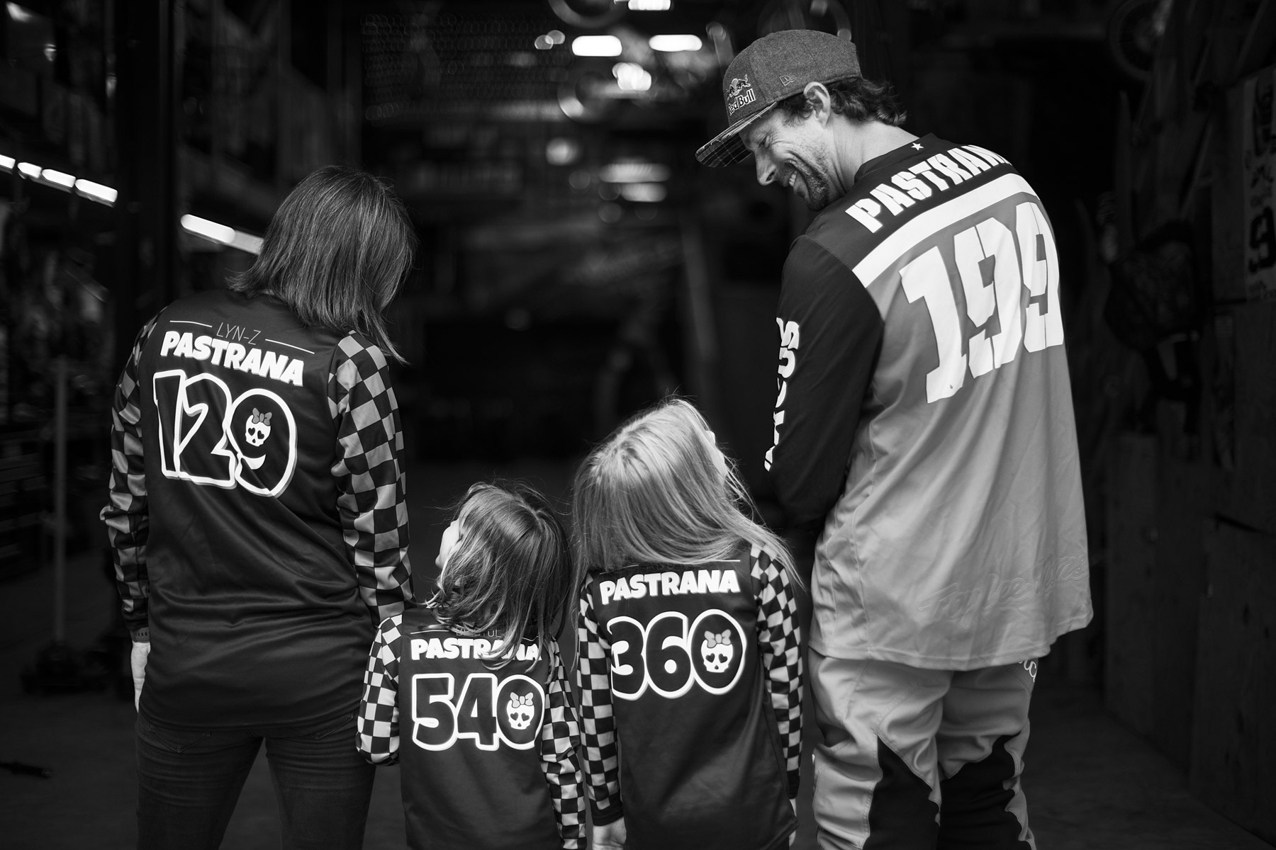 Travis Pastrana and his family by Boston based commercial lifestyle photographer Brian Nevins
