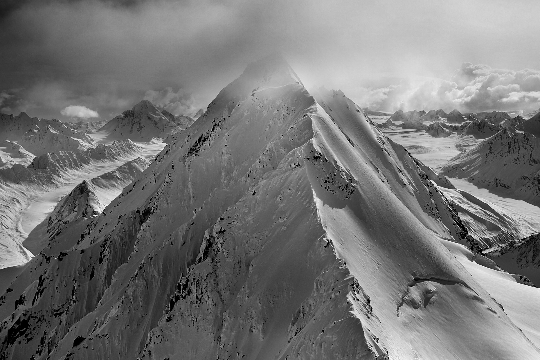 Chugach Mountains Alaska by New Hampshire based commercial outdoor photographer Brian Nevins