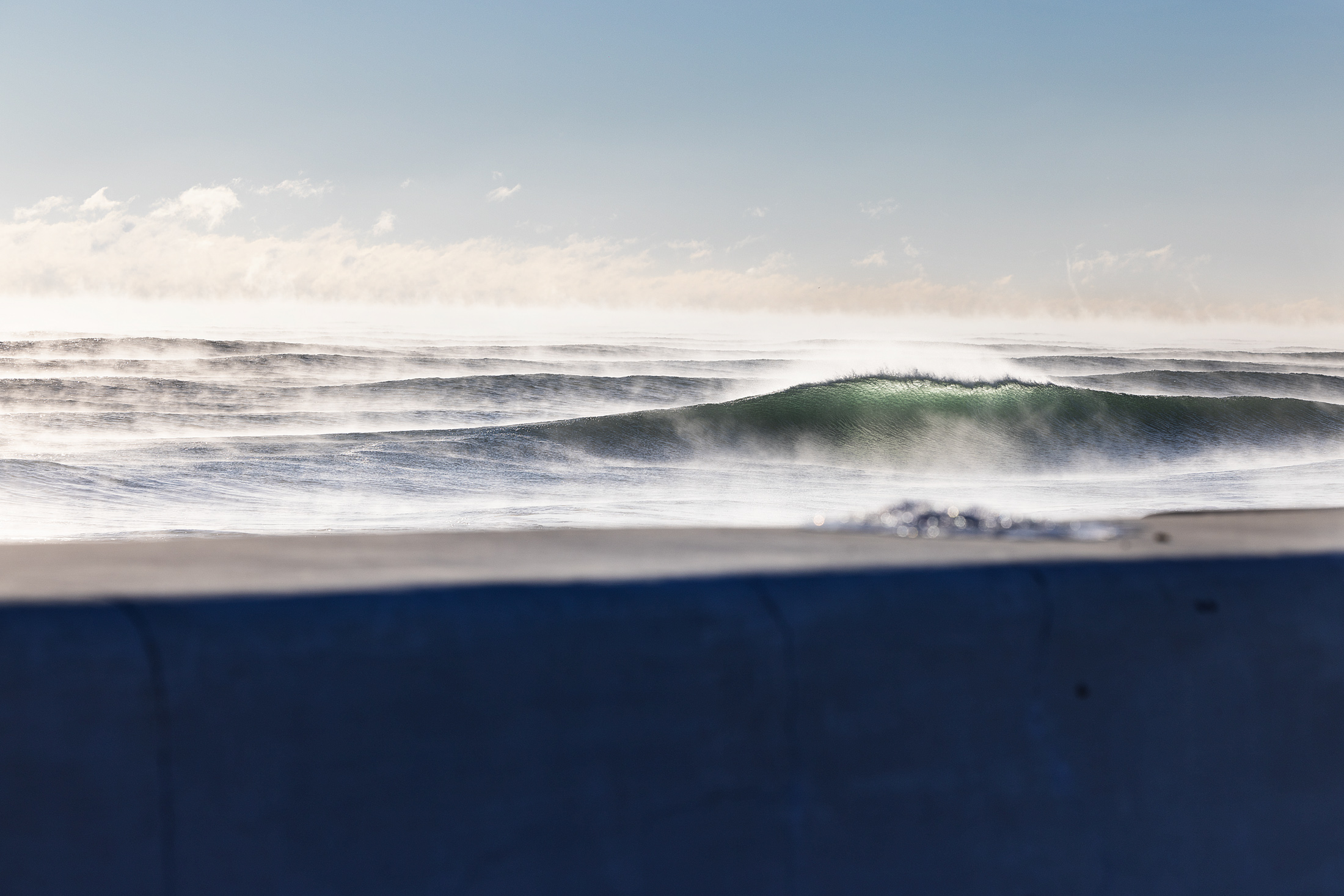 Seasmoke at the wall by New Hampshire based commercial outdoor lifestyle photographer Brian Nevins