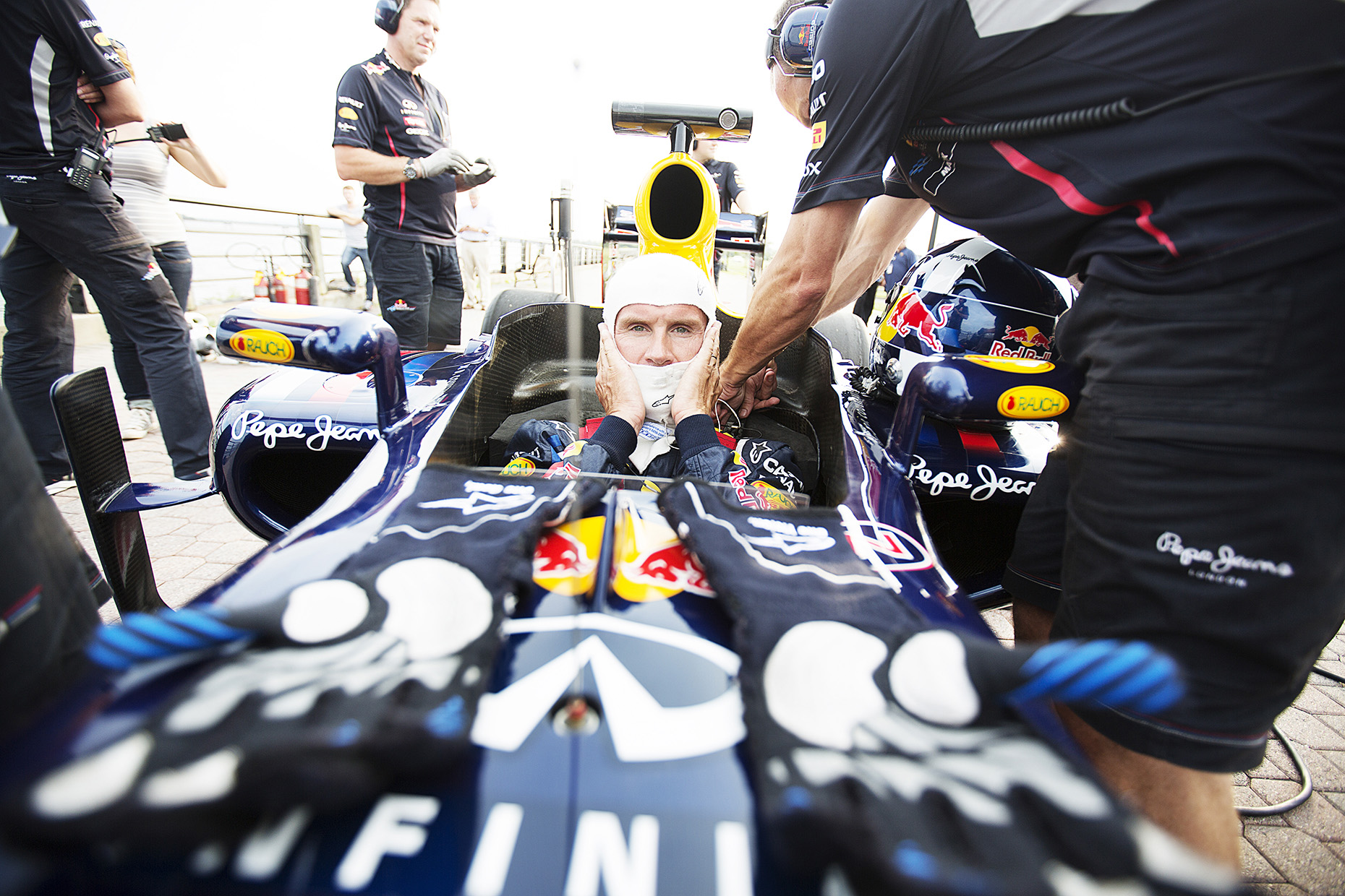 F1 Racing for Red Bull by Boston based commercial portrait photographer Brian Nevins