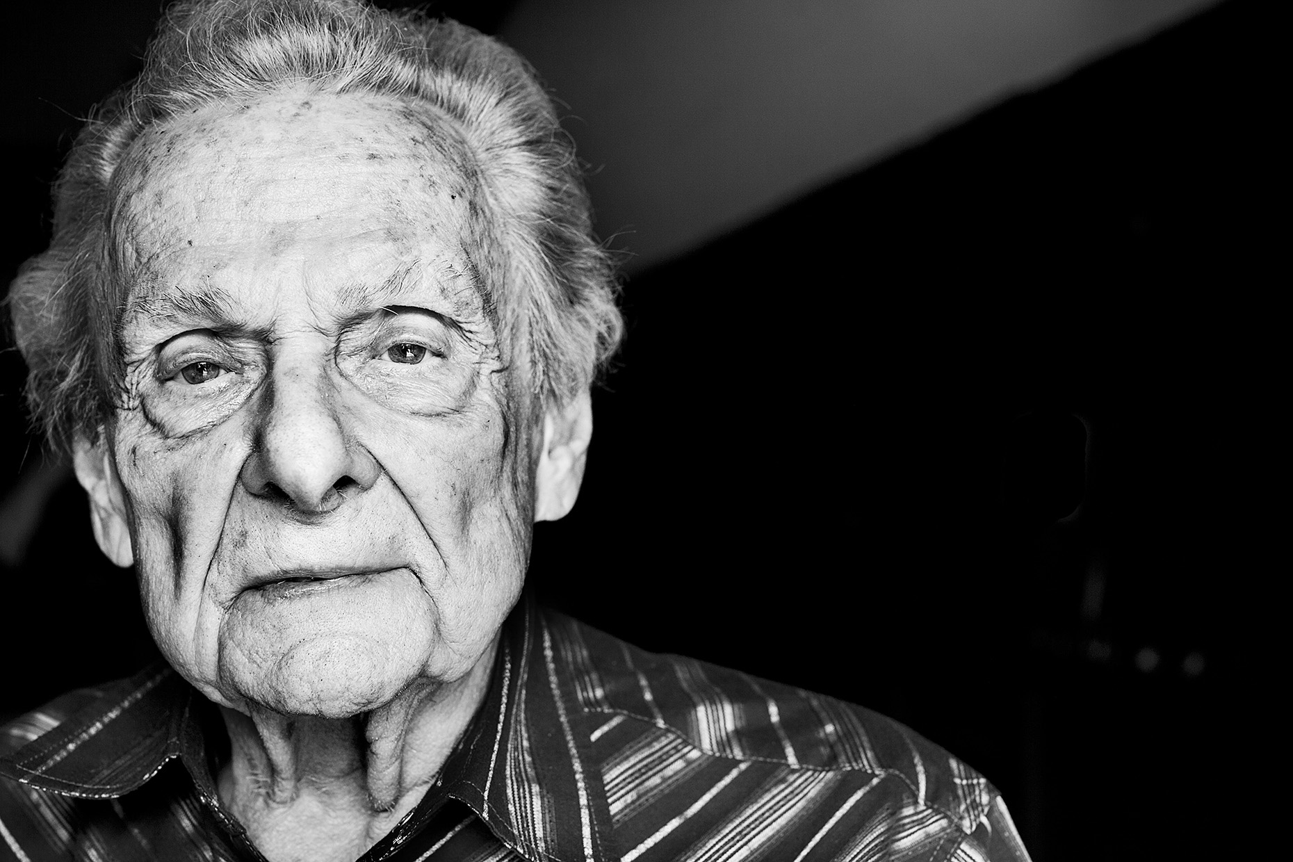 Ralph Stanley by Boston based commercial celebrity photographer Brian Nevins