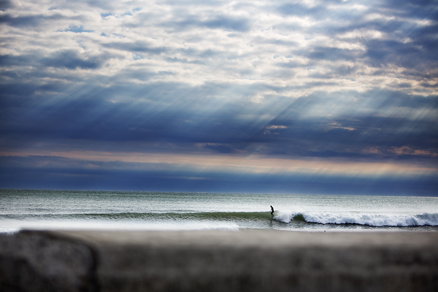 Winter Surfing in New Hampshire by Boston based commercial sports photographer Brian Nevins