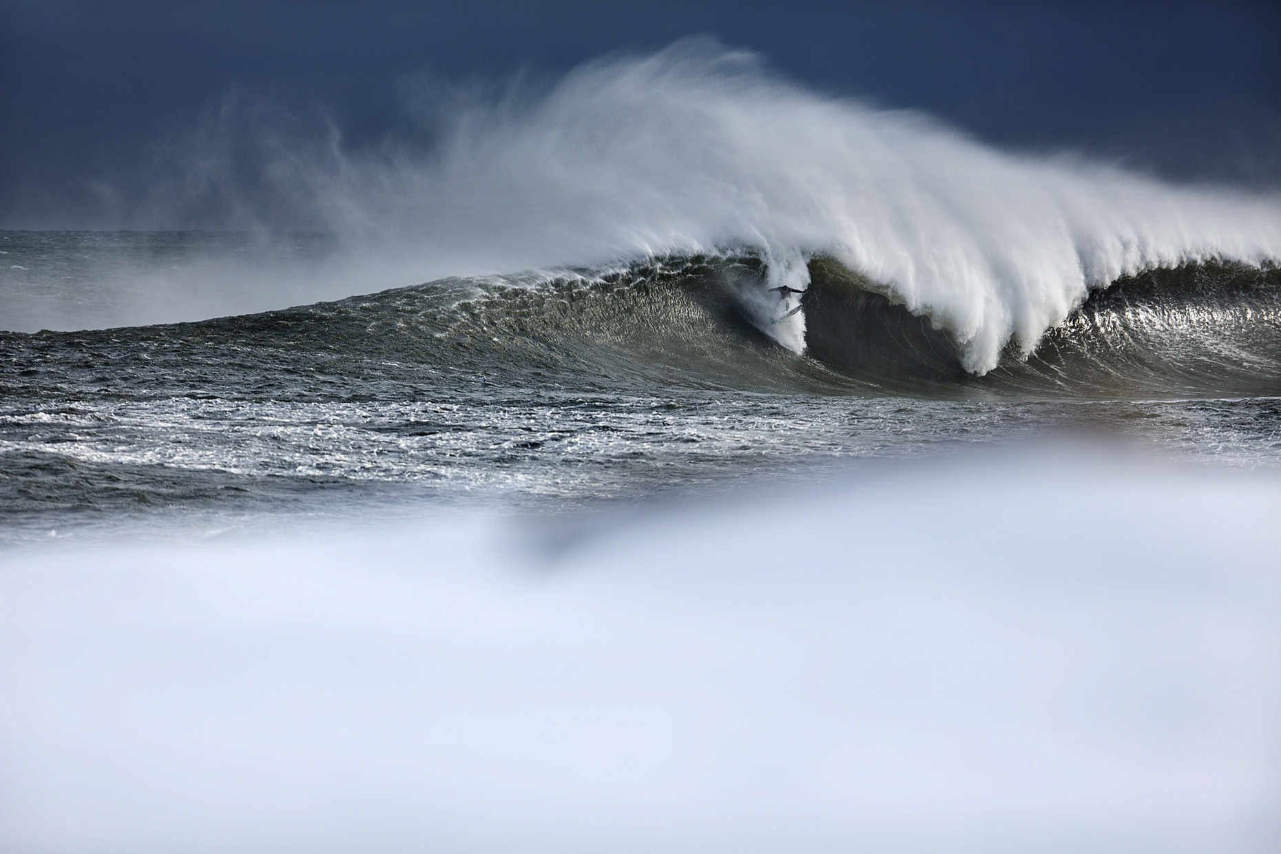 Winter Surfing in Maine by Boston based commercial sports photographer Brian Nevins