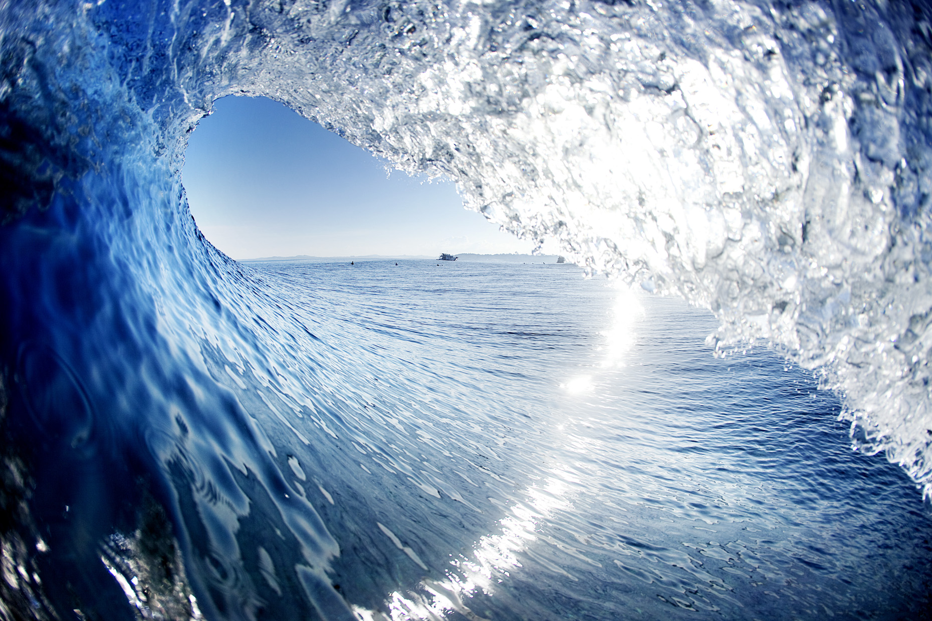barreling wave POV by New Hampshire based commercial outdoor lifestyle photographer Brian Nevins