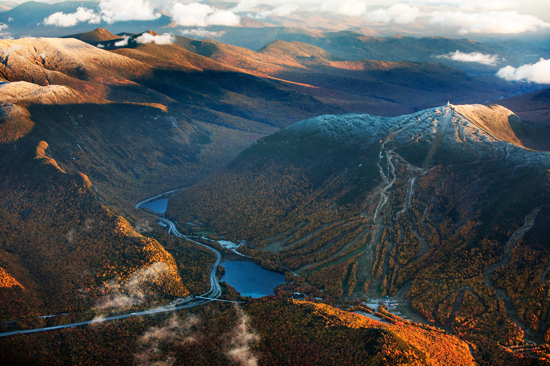 Cannon Mountain and Franconia Notch by New Hampshire based commercial outdoor photographer Brian Nevins