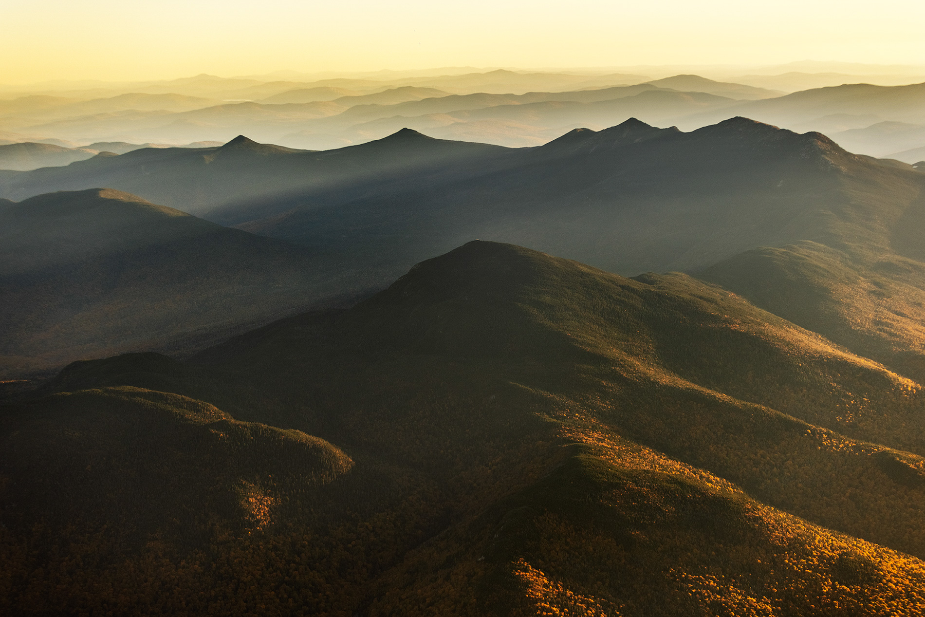 Franconia Ridge by New Hampshire based commercial outdoor photographer Brian Nevins