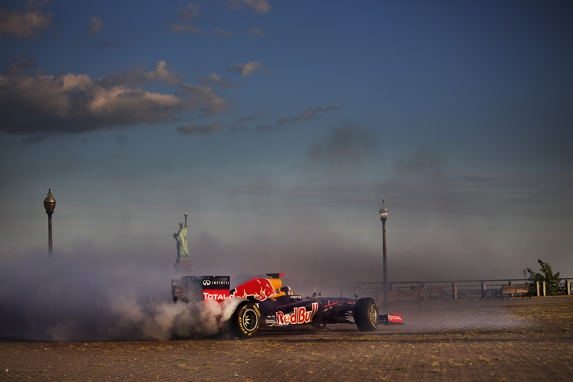 F1 New York City for Red Bull by Boston based commercial sports photographer Brian Nevins
