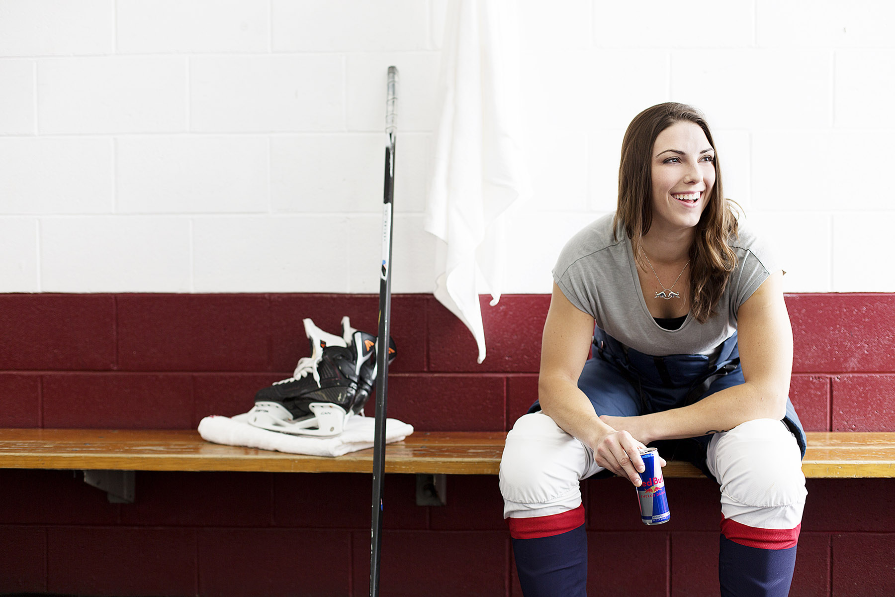 Hilary Knight for Red Bull by Boston based commercial lifestyle photographer Brian Nevins