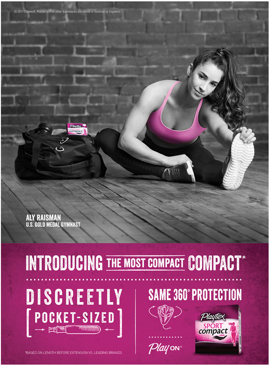 Aly Raisman Playtex ad by Boston based commercial lifestyle and portrait photographer Brian Nevins