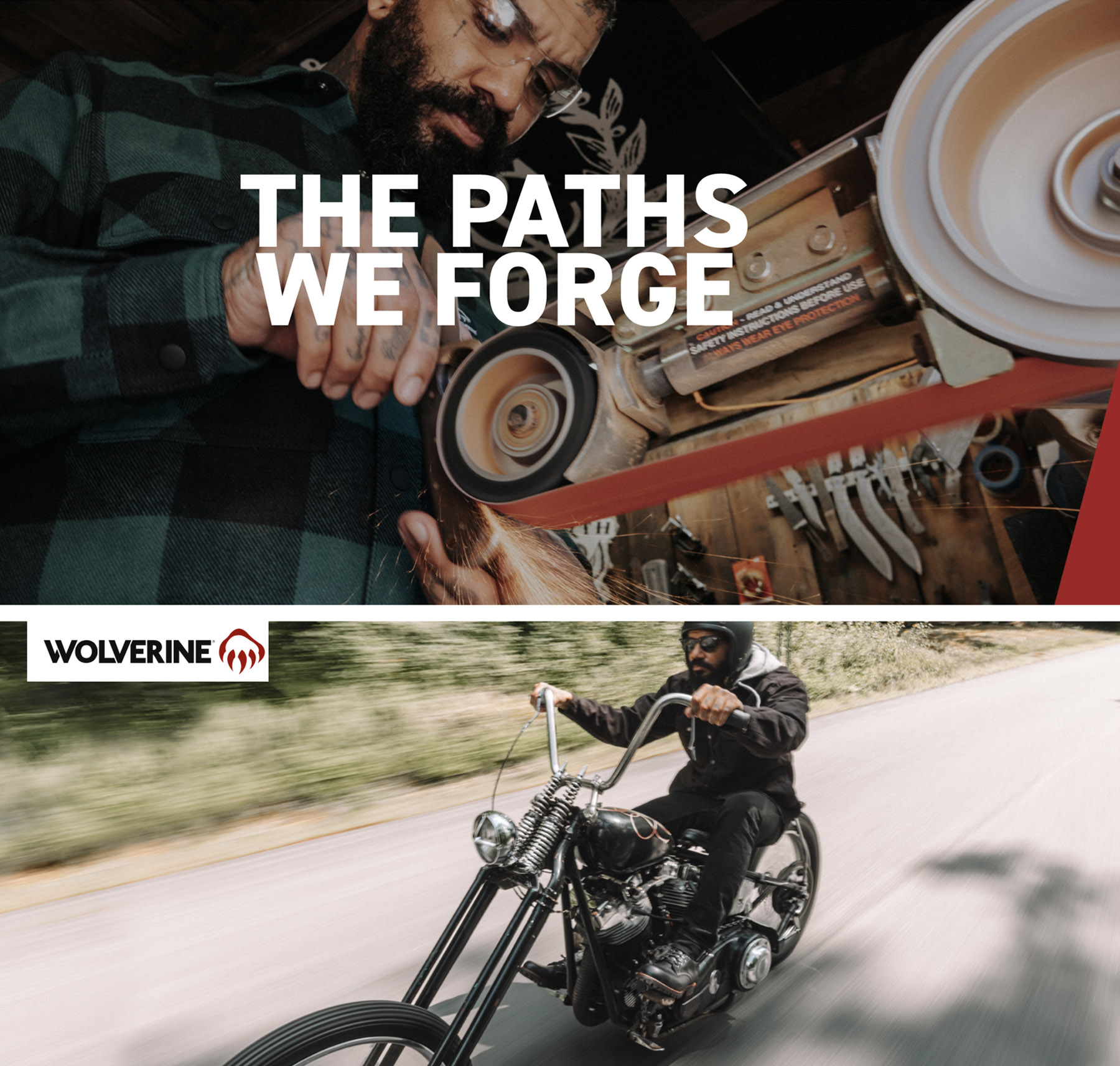Wolverine Boots ad by Boston based commercial lifestyle and portrait photographer Brian Nevins